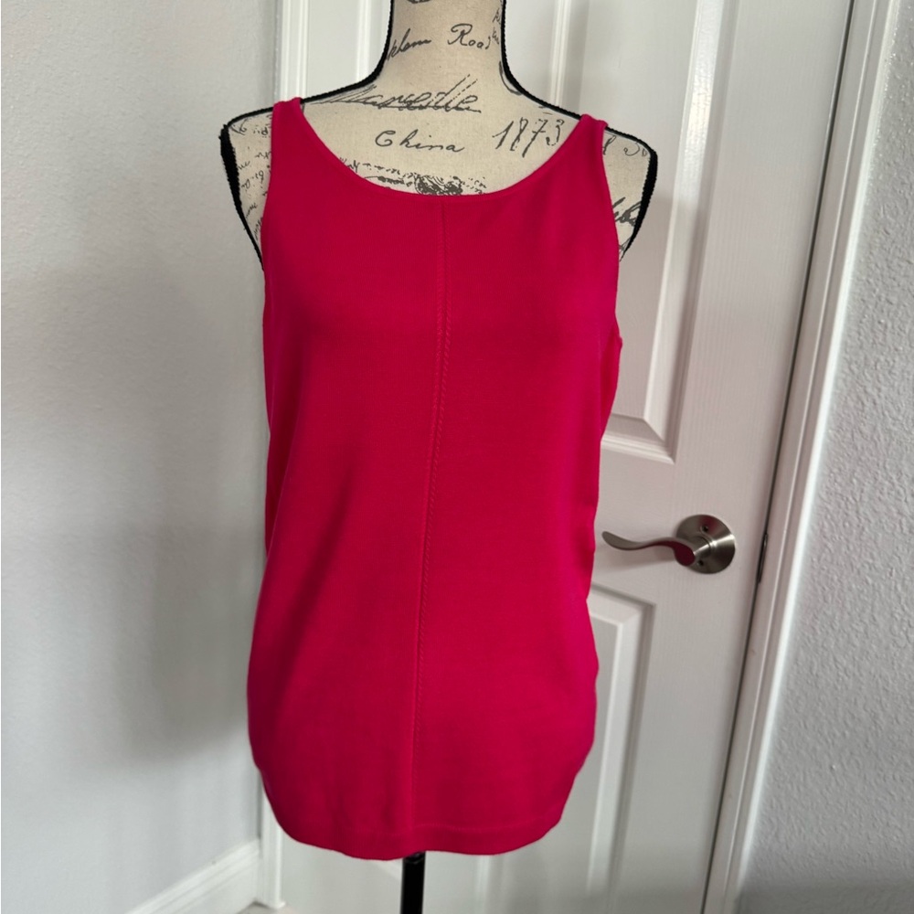 Ellen tracy Women's Pink Sleeveless Top